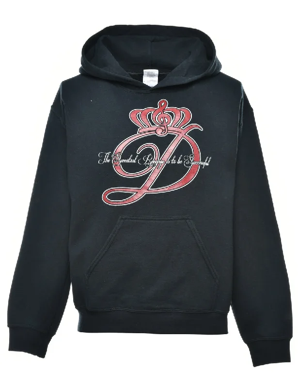 Long Sleeve Hoodie - S Hoodie with Button Classic Timeless