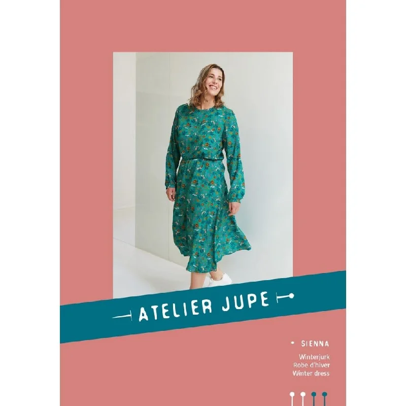 Atelier Jupe Patterns Sienna Winter Dress Tunics Fall fleece