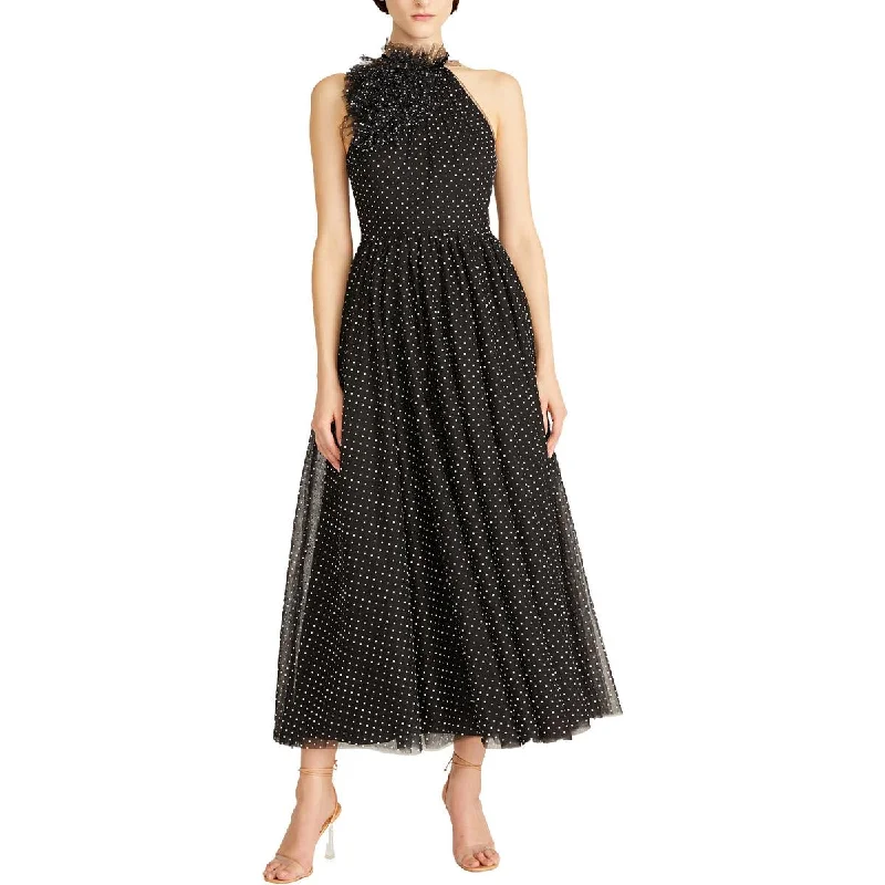 Womens Mesh Tea Length Midi Dress Tunics Top rated