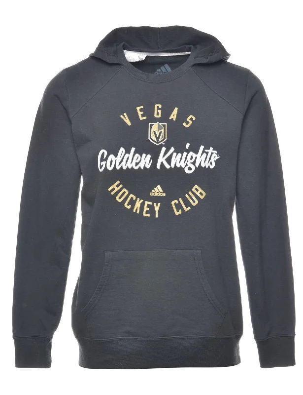 Adidas Golden Knights Printed Hoodie - M Hoodie with Drawstring Waist Adjustable Fitted