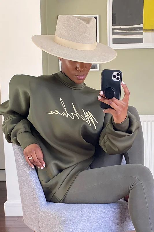 Signature Sweatshirt Dress Hoodie with Drawcord Adjustable Secure