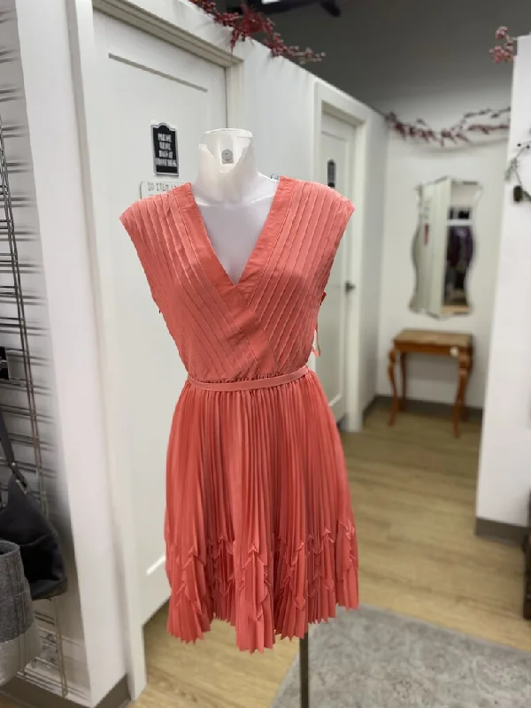 Ted Baker pleated dress 3 Turtleneck Neckline Stylish