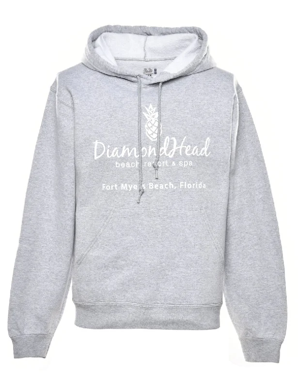 Fort Myers Beach Printed Hoodie - S Hoodie Jacket Zipper Layering