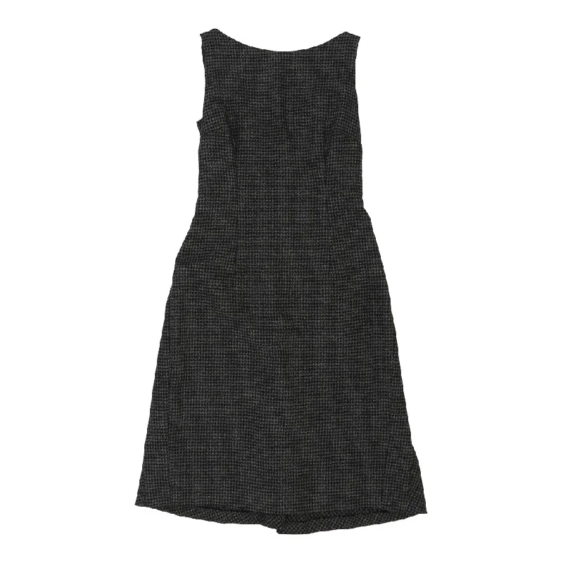 Cheap & Chic Moschino Dress - Medium Black Wool Tunics Sophisticated sleek