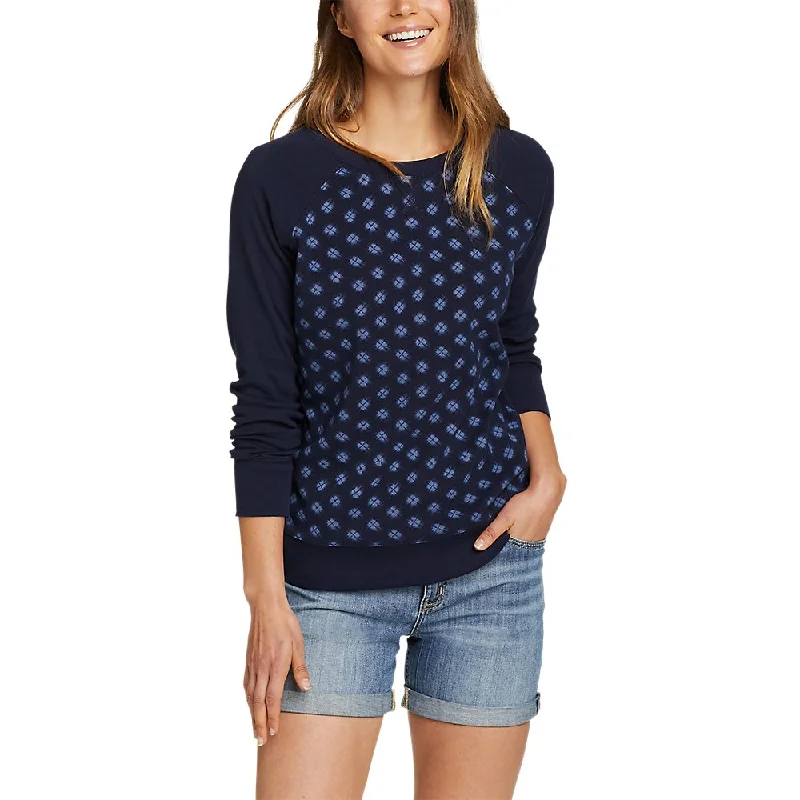 Women's Legend Wash Sweatshirt - Bandana Hoodie with Hem Contrast Bold Stylish