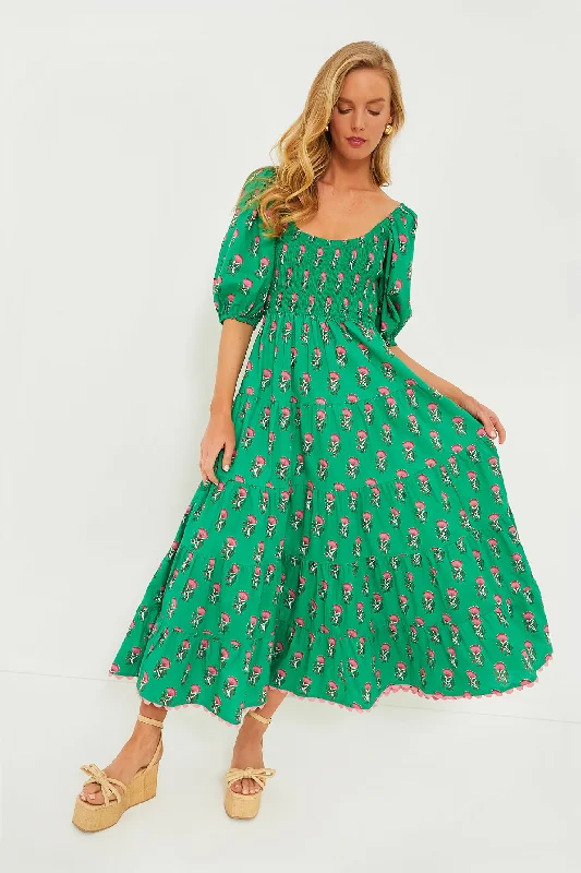 Parakeet Blossom Angelina Dress Tunics Long Elegant