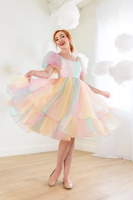 **PRE-ORDER** The Novella Dress - Deluxe - in Daybreak Tunics Silk luxurious