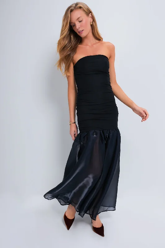 Black and Navy Liya Dress Tunics Trendy modern