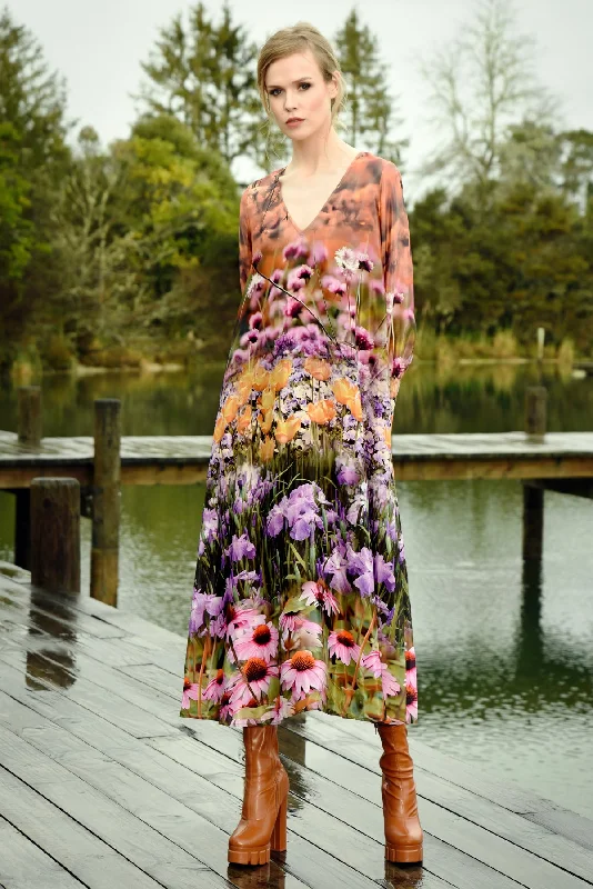SUBTLE SWEET DRESS Cowl Neckline Elegant