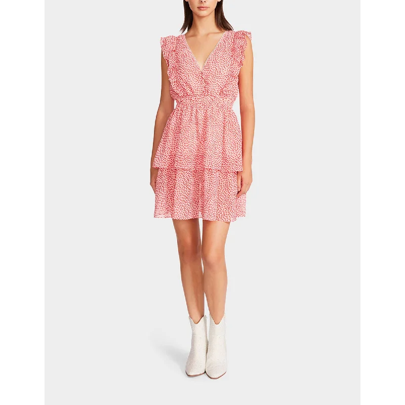 Tiny Hearts Mini Dress Pink Tunics Sophisticated sleek