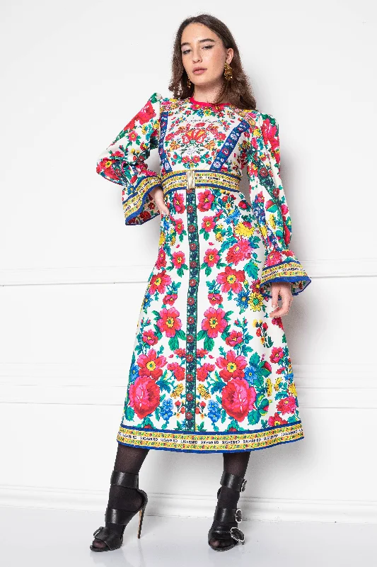 Telolan Kalotaszeg Vanilla dress Tunics Sale discount
