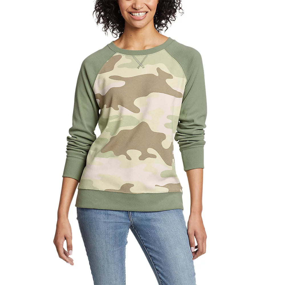 Women's Legend Wash Sweatshirt - Camo Zip Hoodie Drawstring Kangaroo Pocket