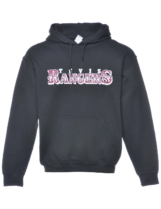 Tevis Rancers Printed Hoodie - M Hoodie with Elastic Waist Stretchable Comfortable