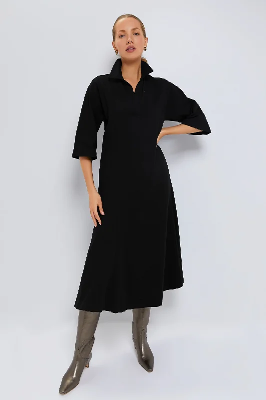 Black Elliot Dress Tunics Fleece cozy