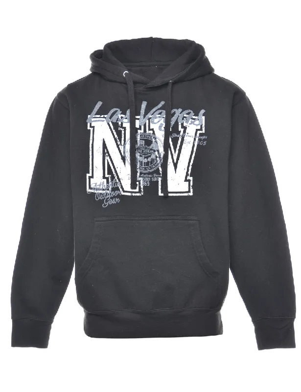 Las Vegas Printed Hoodie - M Oversized Hoodie Comfort Casual
