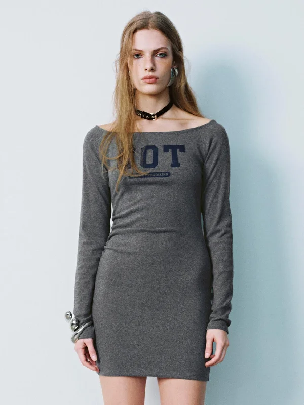 Long Sleeve Skinny-Fit Dresses Tunics Designer luxury