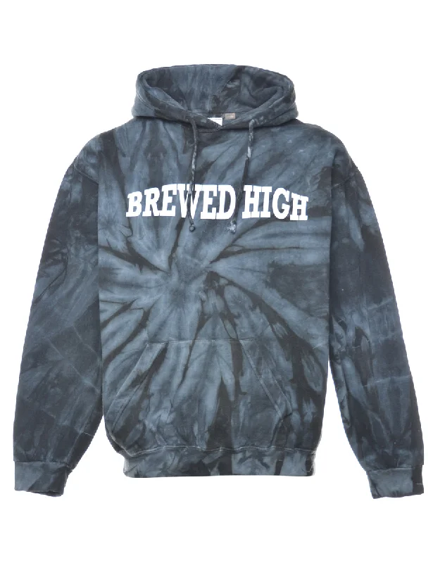 Tie-dye Brewed High Hoodie - S Hoodie with Lace Feminine Delicate