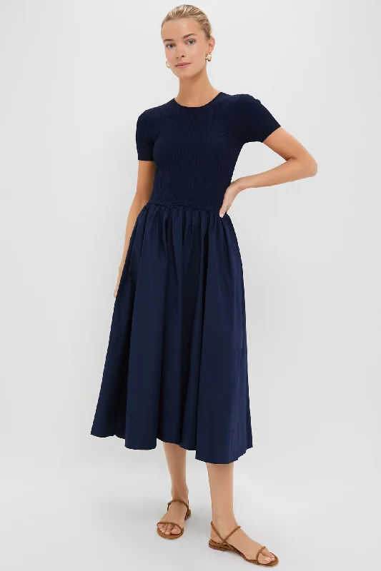 Navy Ysabel Dress Tunics Favorite customer