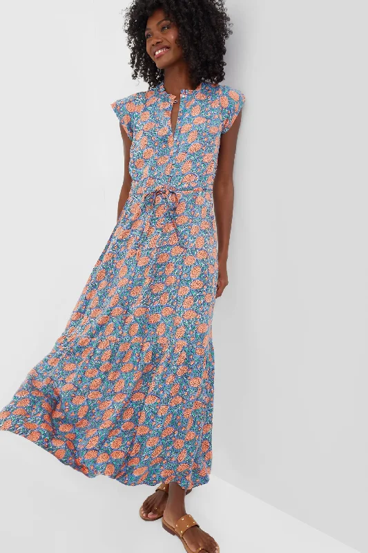 Cheateau Flower Frances 3 Frill Dress Tunics Plaid country