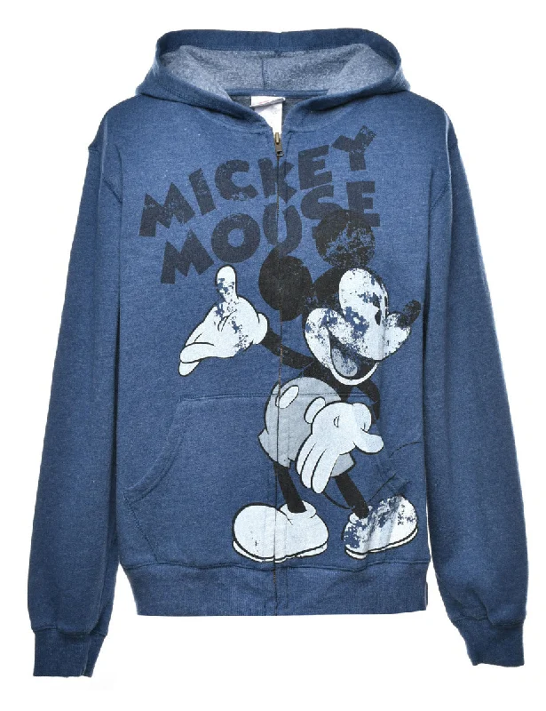 Disney Hooded Cartoon Sweatshirt - XL Hoodie with Oversized Fit Loose Comfortable