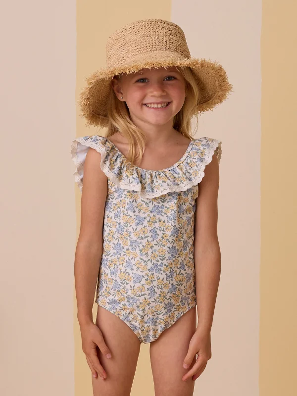 Rylee & Cru Margaret One Piece Swimsuit, Bloom Sexy Swimwear Set