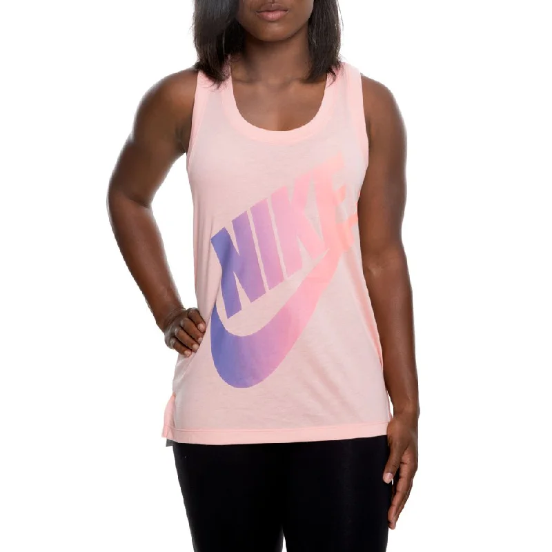 Nike Sportswear Women's Tank Top Bleached Coral-Purple Slate stylish tank top