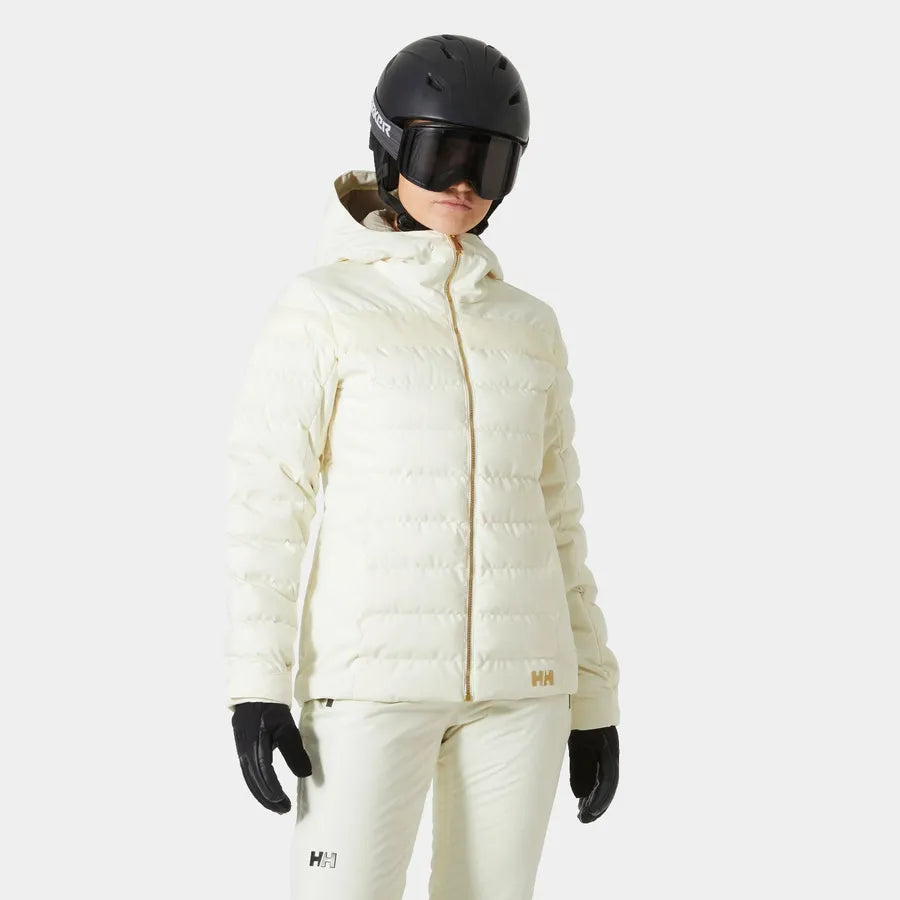 Helly Hansen Imperial Puffy Ski Jacket Zippered Front Buttoned Front Snap Front