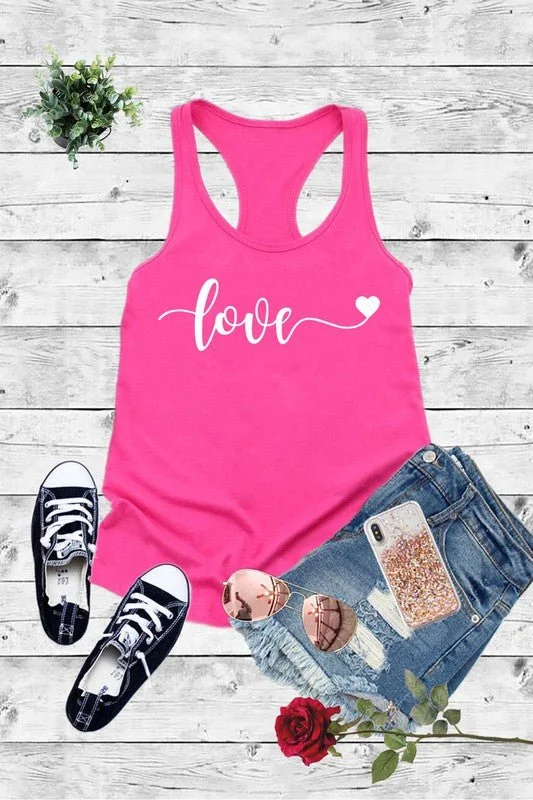 Valentine Love Tank sleep tank top