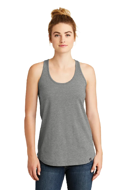 New Era Womens Heritage Tank Top - Heather Shadow Grey - Closeout summer tank top