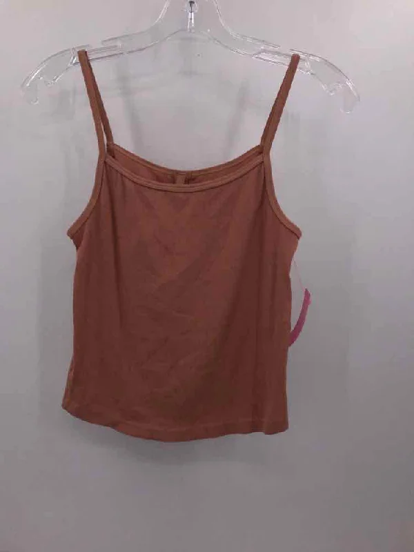 Pre-Owned Skims Tan Size Medium Tank Top peach tank top