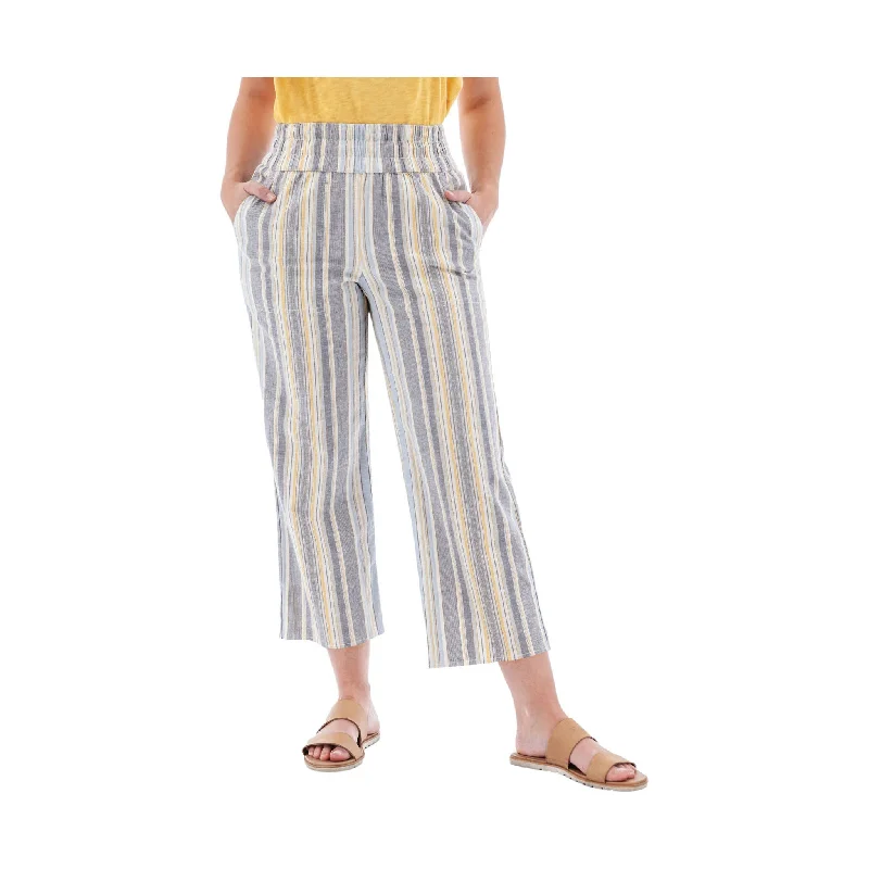 Aventura Women's Shoreline Crop Pant - Cashmere Blue - ONLINE STORE CREDIT/EXCHANGE ONLY Comfortable Pleated Pants