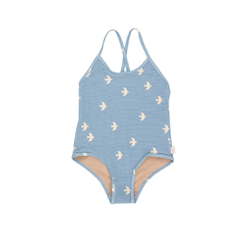 Birds Swimsuit Bold High-Cut Bikini
