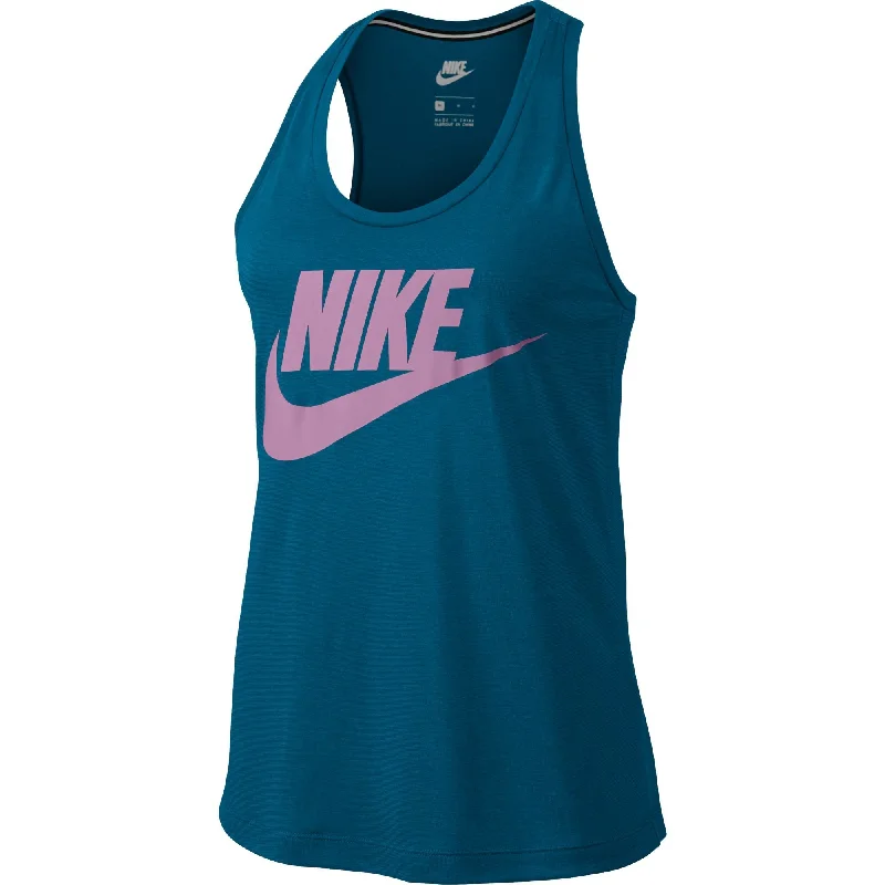 Nike NSW Essential Women's Tank Top Industrial Blue-Orchid gym tank top
