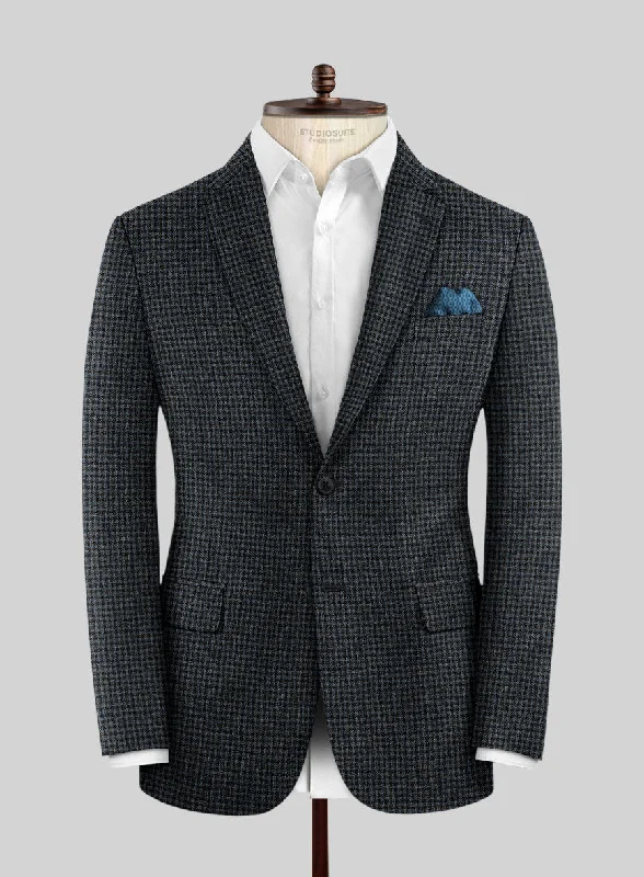 Loro Piana Greta Wool Jacket Plaid Jacket Tartan Jacket Houndstooth Jacket