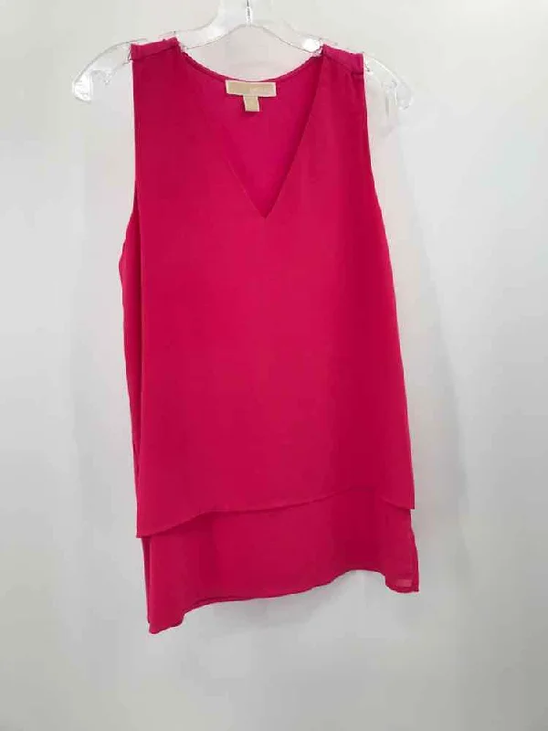 Pre-Owned MICHAEL Michael Kors Pink Size Small Tank Top halter tank top