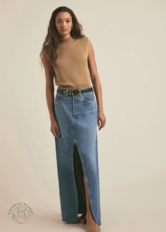 THE SUNNY MAXI SKIRT linen skirt relaxed