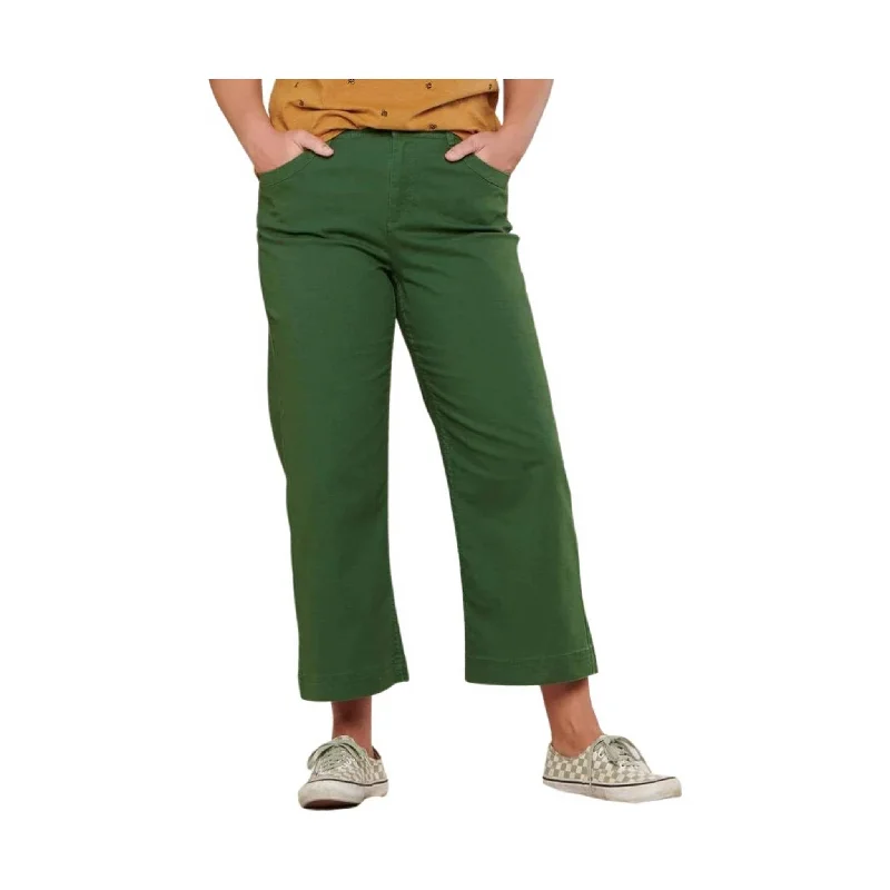 Toad & Co Women's Earthworks Wide Leg Pant - Pasture Comfy Cargo Trousers