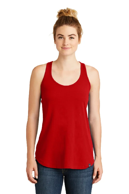 New Era Womens Heritage Tank Top - Scarlet Red - Closeout sequin tank top