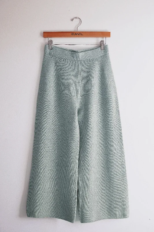 Wrap-in-Luxury Pant-Mint High-Waist Trousers