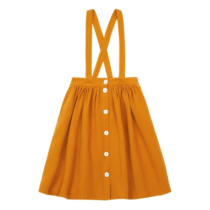 Skirt with Braces belted skirt waist