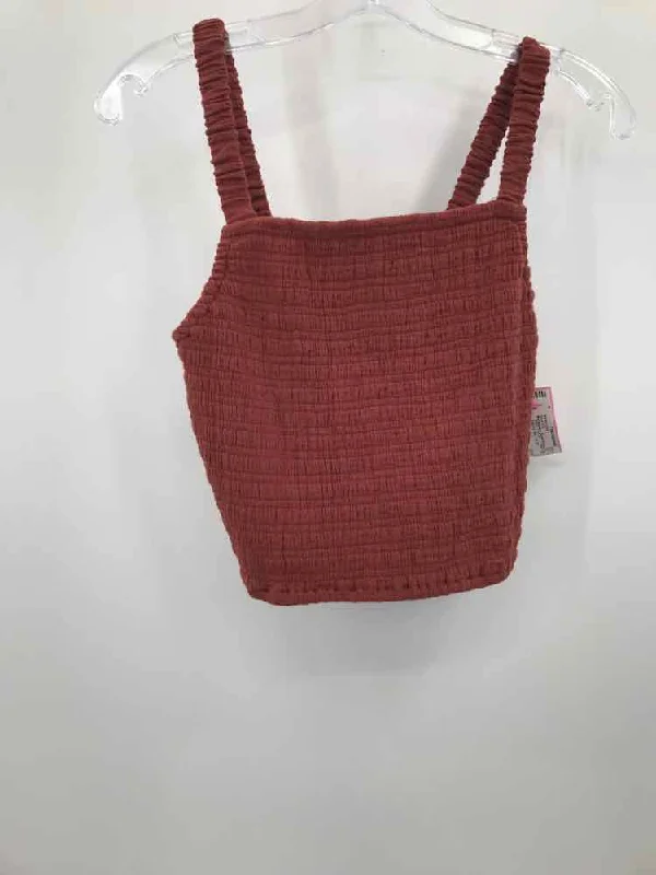 Pre-Owned Marine Layer Brown Size Small Tank Top glitter tank top