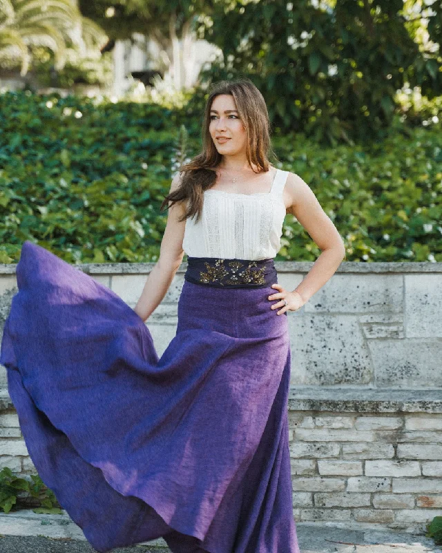 T.ba Bolero Skirt Melange Buleria midi skirt versatile