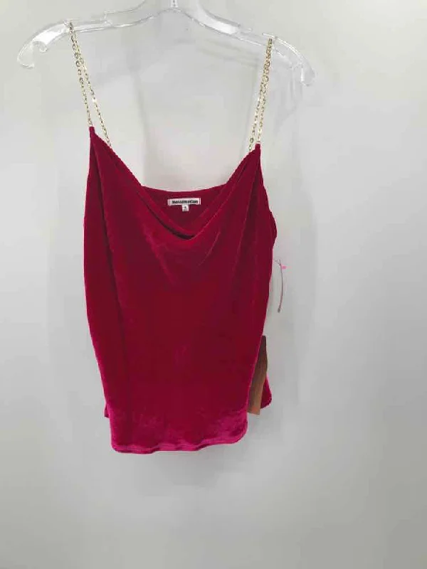 Pre-Owned Reformation Pink Size Small Tank Top off shoulder tank