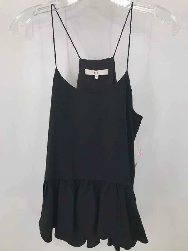 Pre-Owned Tibi Black Size 2 Tank Top high neck tank