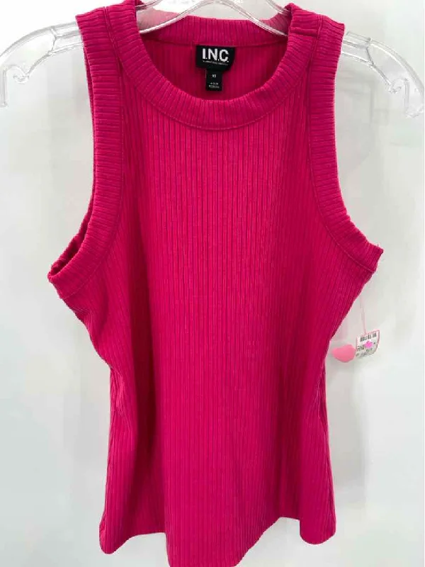 Pre-Owned INC Pink Size XS Tank Top relaxed fit tank