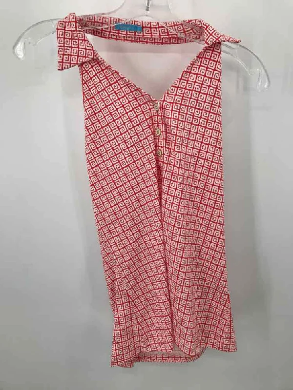 Pre-Owned J Mclaughlin Orange Size Small Tank Top graphic tank top