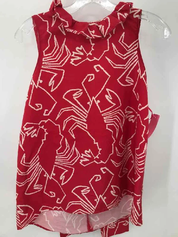 Pre-Owned Tyler Boe Red Size XS Printed Tank Top tie dye tank