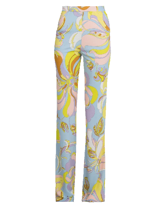 Aruba Print Pant Formal Wide-Leg Pants