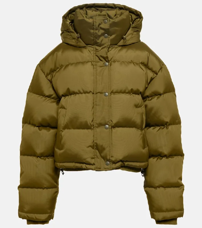 Wardrobe.NYC Cropped down jacket Ribbed Jacket Pleated Jacket Ruffled Jacket