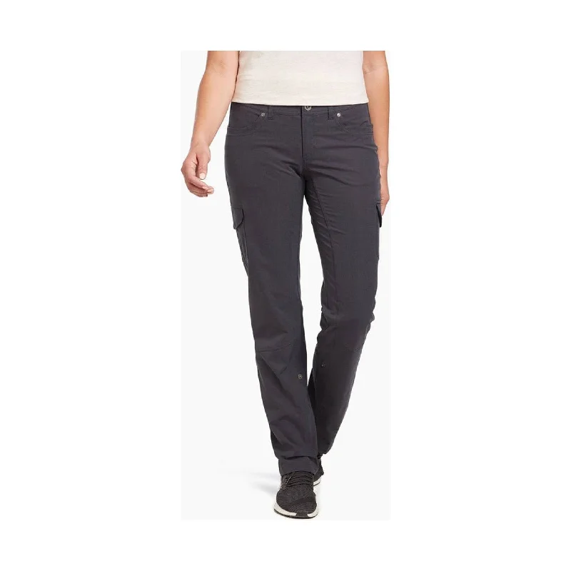 Kuhl Womens Freeflex Roll-Up Pant - Koal Slim-Fit Khaki Pants